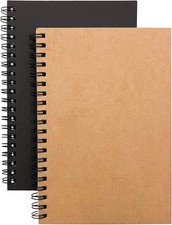 Soft Cover Spiral Notebook Journal, Blank Sketch Book Pad,