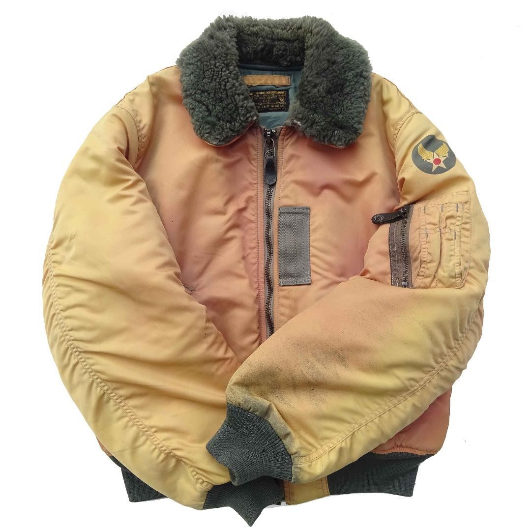 Buzz Rickson's B-15D Flight Jacket Nitro Fade Mod… - image 2