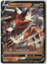 lycanroc v pokemon card - 187/203 - Ultra Rare (Full Art) - Sword & Shield your opponent takes 2 Prize cards Lycanroc V Max Holo Italian