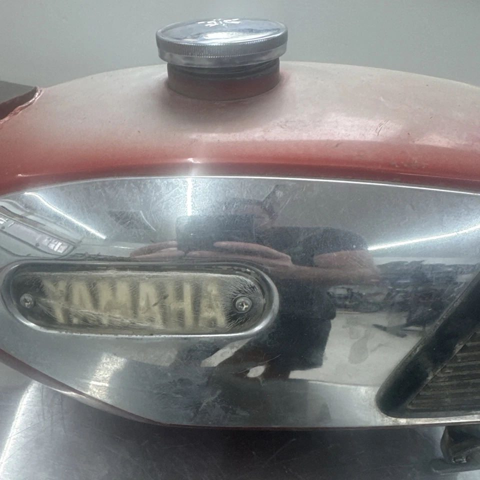 69 Yamaha L5T L5 T 100 Trailmaster ptetrol gas fuel tank - Image 3 of 4