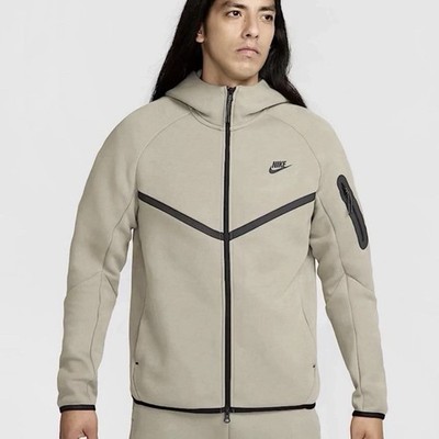 Nike Tech Full Zip Fleece Windrunner Mens Size Small Light Army Green HV0949-320