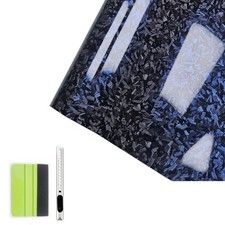 12x60 Forged Carbon Fiber Vinyl Film Wrap Roll Film Sticker Decal Dual Color