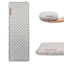 Ultralight Inflatable Sleeping Pad 28oz, 7.2 R Insulated Camping & Backpacking