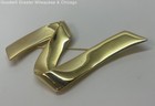 Fashion Gold Tone Rhinestone Swirled Designed Brooch Lot 50.9g — photo 3