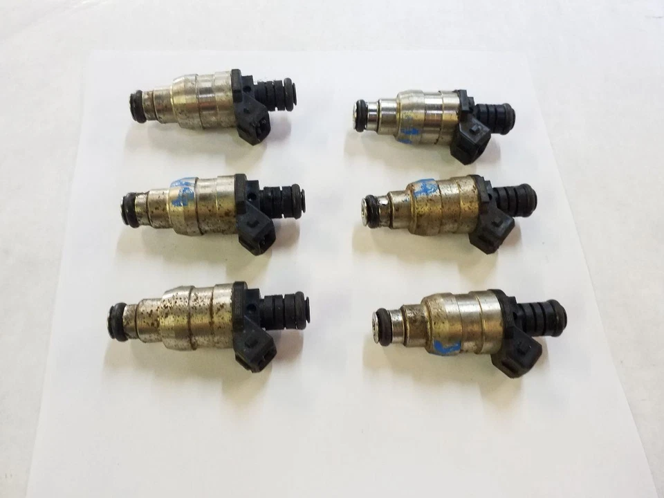 Juego de 6 inyectores de combustible de 4,9 L | Se adapta a Ford Serie F / Mustang 1991-1993 1996-1998 Foto 4 de 4