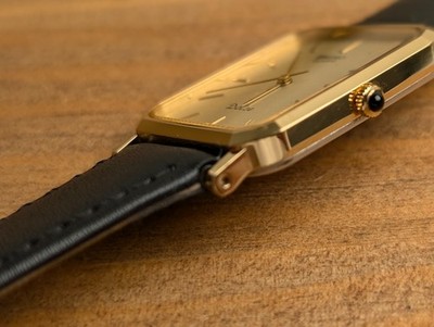 1987 SEIKO Dolce 7731-5240 Gold Dial Quartz Men's Watch