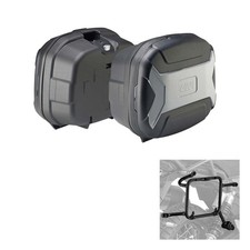 GIVI TREKKER LITE Koffer Schwarz/Grau 35L für MOTO MORINI X-CAPE 650 2021-2024