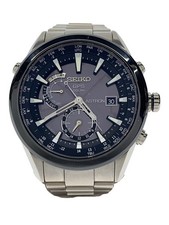 SEIKO ASTRON GPS SOLAR Solar Watch Analog BLK SLV 7X52 0AA0