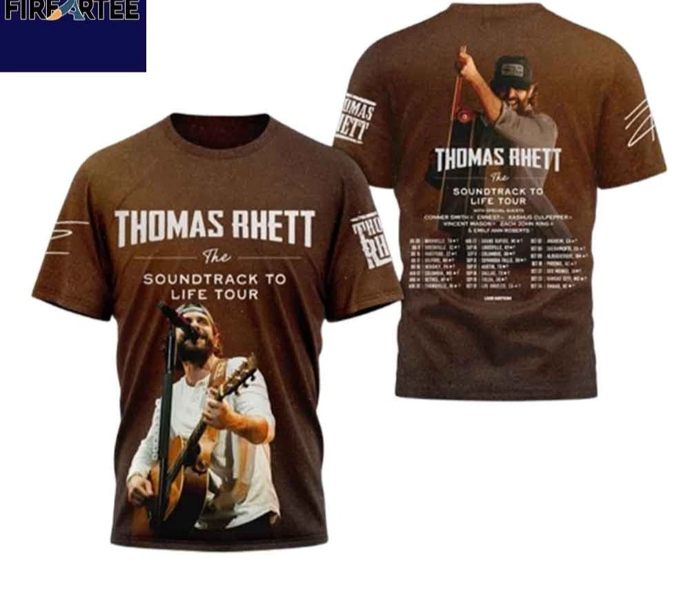 Thomas Rhett The Soundtrack To Life Tour AOP T-Shirt