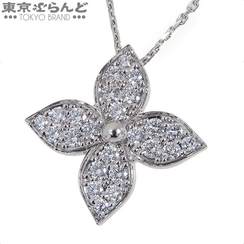 LOUIS VUITTON（LV） Louis Vuitton Collana Fiore Ideale Diamante K18WG P0031528
