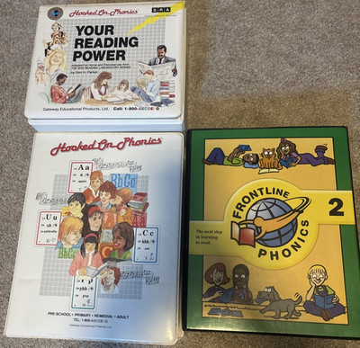 Lot HOOKED ON PHONICS + Your Reading Power Set Homeschool 1992 * Bonus Phonics 2