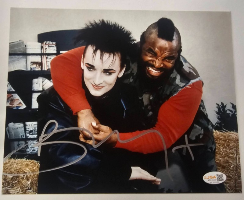 Boy George Signed 8x10 Photo Culture Club Autograph JSA Authentic COA