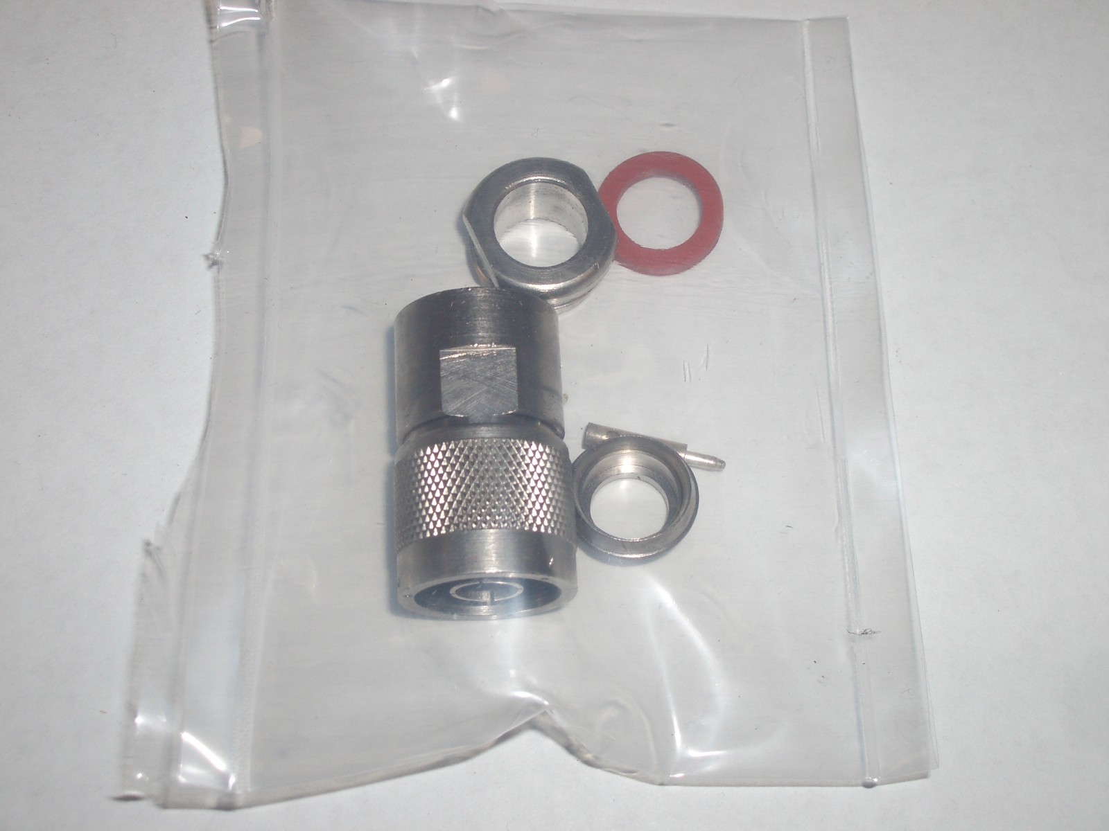 Aim Ug-210B/U N Male Clamp-On Antenna Connector For Rg-8 Rg-213 Coax Cable