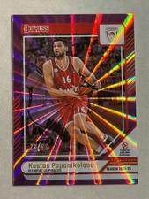 2024-25 Donruss Euroleague Purple Laser Kostas Papanikolaou /99 #13 Olympiacos