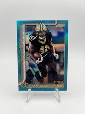 Topps 2025  Chrome Alvin Kamara New Orleans Saints Aqua #215 /199 Football