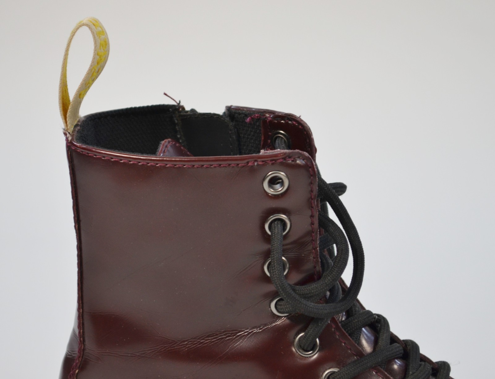 Doc Dr Martens Cherry Red Vegan Jadon II Ladies Womens 6 Platform Boots thumbnail 8