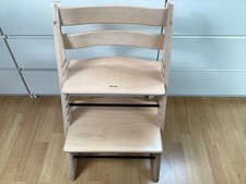 Stokke Tripp Trapp  Triptrap whitewash weiß Hochstuhl Newborn fähig oder Bügel ☘