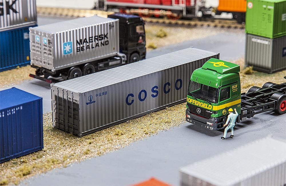 Faller 180845 - 1/87 / H0 40' Container - COSCO - New