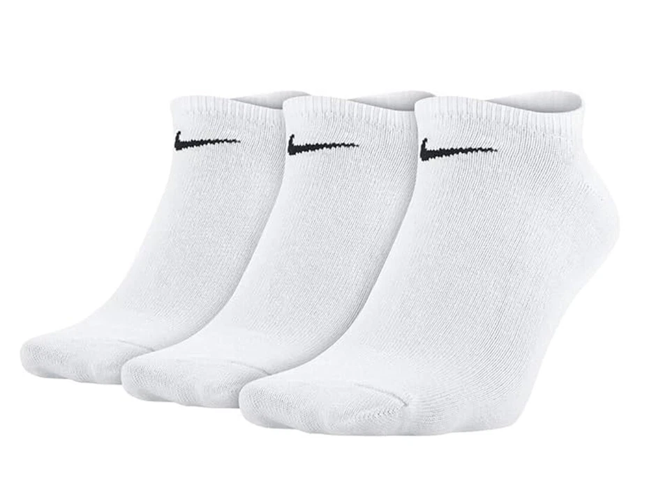 NIKE CALZE 3 PAIA UNISEX SX7678 100 EVERYDAY LIGHTEWEIGHT WHITE/BLACK - Imagen 1 de 1