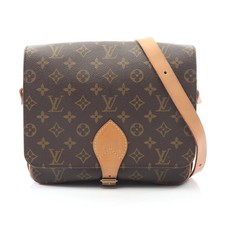 LOUIS VUITTON Monogram Cles GM Shoulder Bag PVC Leather Brown #RC2971