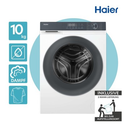 HAIER HW100-BP1433637 Waschmaschine Smart Dual Spray Aquastop 2ML