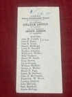 Authentic 1864 Abraham Lincoln Electoral Ticket Ohio Civil War Election