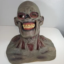 Ghoul Zombie Monster Full Head Mask Halloween Latex Rubber Paper Magic Group VTG