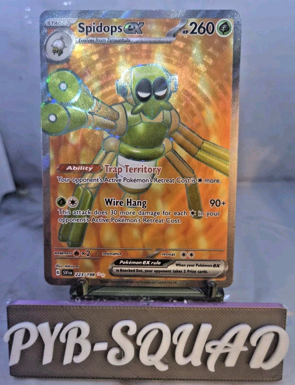 Spidops ex 223/198 SV01: Scarlet & Violet Base Set Holo
