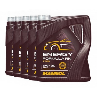 MANNOL Energy Formula RN 5W-30 Motoröl Renault RN0720, 5x4 Liter