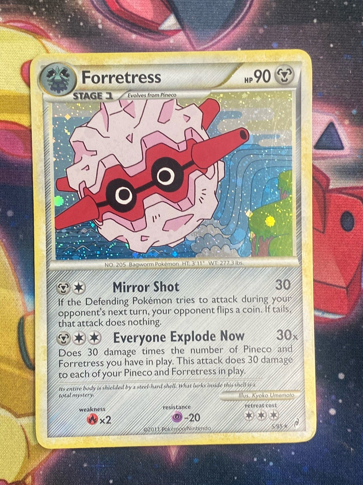 Forretress - 5/95 - Pokemon Call of Legends Holo Card LP