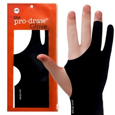 Pro-Draw Artist Glove for iPad, Drawing Tablet, Sketching // Two  Three Fing...