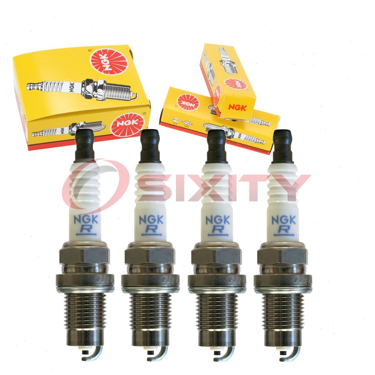 4 pc NGK 1598 FR2B-D Standard Spark Plugs for 22401-FU42A 22401-FU412 fp