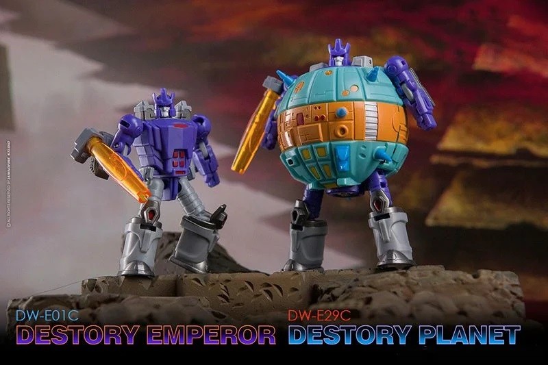 DW-E29C Destroy Planet and DW-E01C Destroy Emperor Set of 2 | Dr. Wu