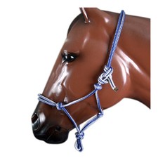 BH Hilason Horse Adjustable Poly Tied Rope Halter