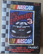 Racing legend Dale Earnhardt 3 NASCAR s Latch Hook Rug 20x30 Retro
