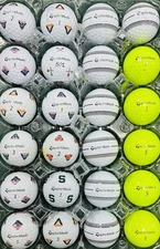 24 (4/5A) Taylormade Tp5 Mint Condition Used White Golf Balls (1442) TP5 Pix