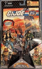2007 Gi Joe 25th Anniversary 3.75  DREADNOK TORCH & DREADNOK RIPPER  Comic Pack