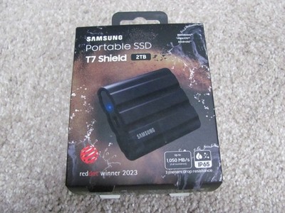 New Samsung T7 Shield 2TB External USB 3.2 Gen 2 Rugged SSD IP65 Water Resistant