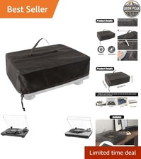 Turntable Dust Cover Waterproof 600D Fabric Adjustable Drawstring Protector