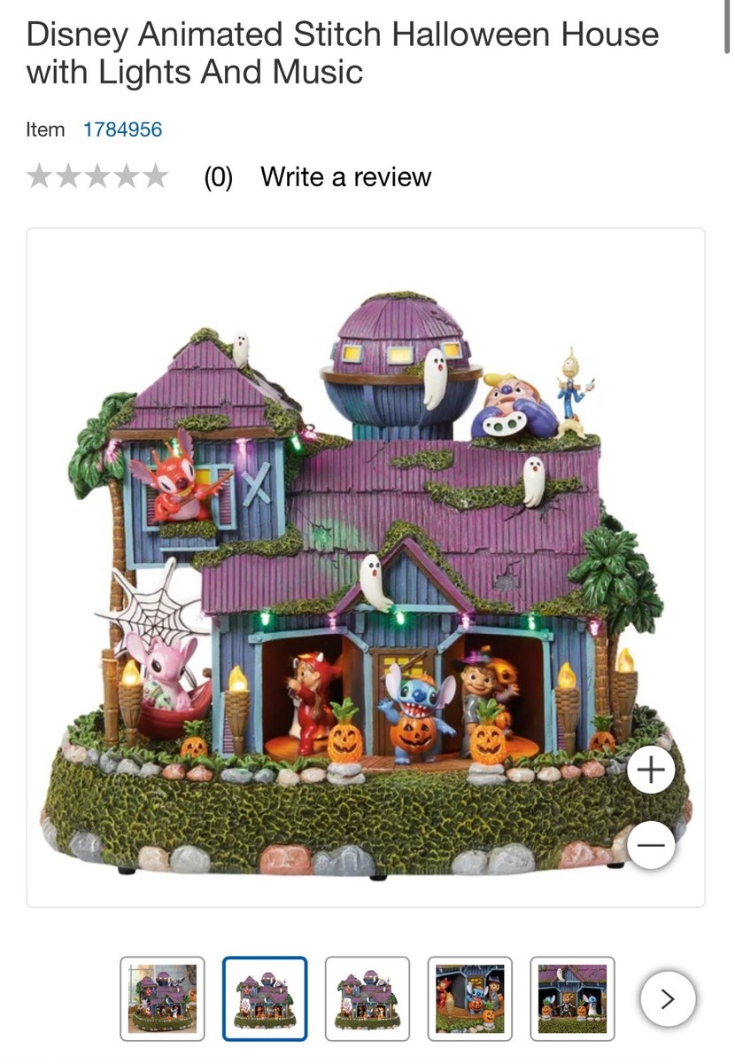 Disney Lilo And Stitch Halloween house Decoration lights Sealed