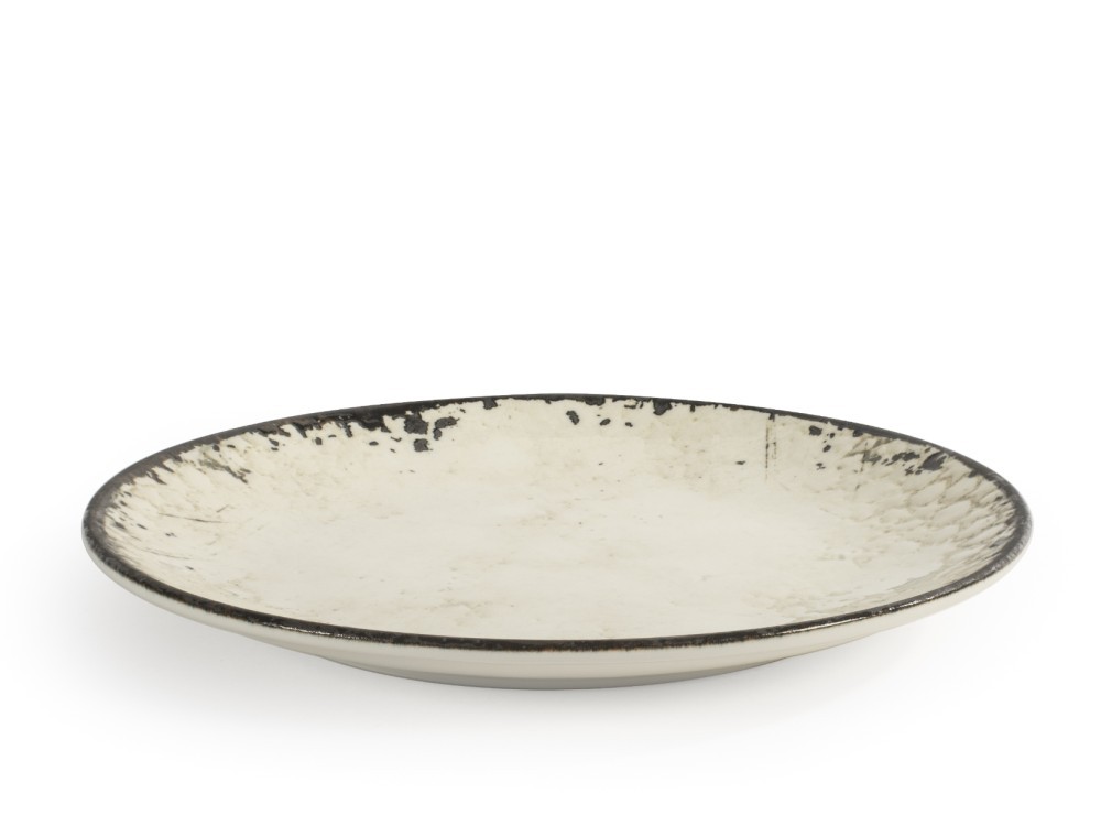 Flat Plate In Porcelain, Dallas Model, 27Cm, Brand H&H