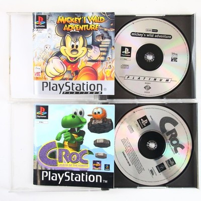 Sony Playstation 1 PS1 PAL OVP Mickeys Wild Adventure Croc Legend of the Gobbos