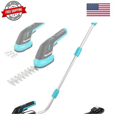 Cordless Hedge Trimmer, 3.6V 3-in-1 Handheld Electric Grass Trimmer & Hedge S...