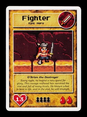 Fighter Epic Hero TNL105 Boss Monster 2015 Trading Card TCG CCG