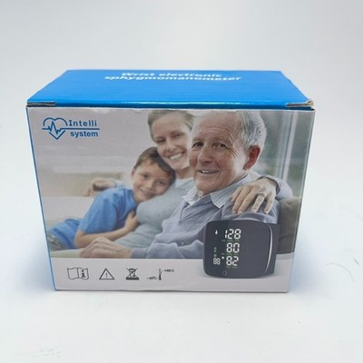 Intelli System Wrist Electronic Sphygmomanometer Blood Pressure Monitor NIB