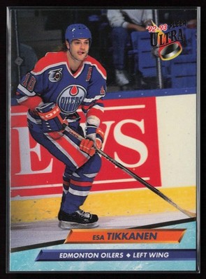 1992-93 Fleer Ultra #67 Esa Tikkanen Edmonton Oilers NM