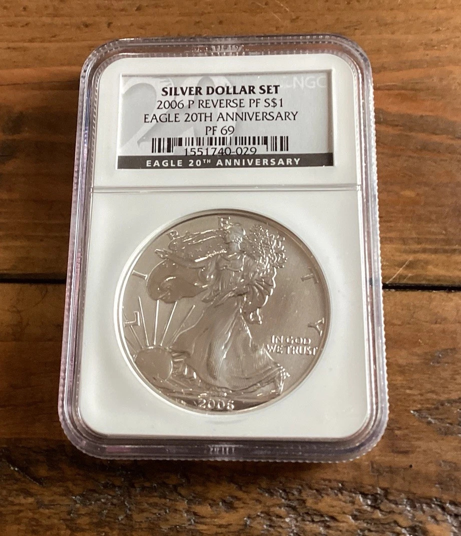 25+ 2006 Grade PR 69 NGC Certified Silver Bullion Coins for sale