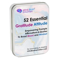 Gratitude Journal  Conversation Cards to Boost Mood and Mindset for All Ages