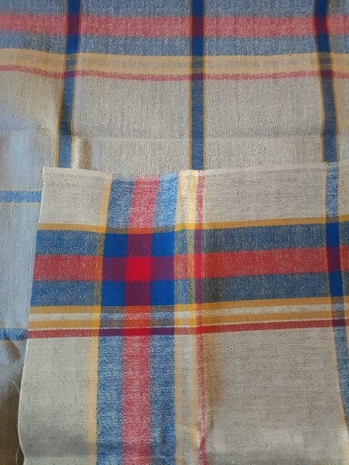 linge ancien Métrage de Tissu en Metis Neuf Ancien Pour Torchons 192 x 63,5 cm - Photo 4/4