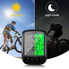 Waterproof Bicycle Bike Cycle LCD Display Digital Backlight Speedometer Odometer